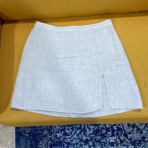 Reformation 100% linen skirt